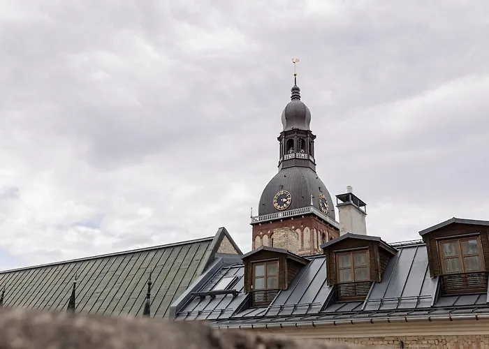 Nr 8 - J26 Luxury Apartment, Jauniela 26 Old - Great View & Location - 2 Bedrooms - 70m2 Lägenhet